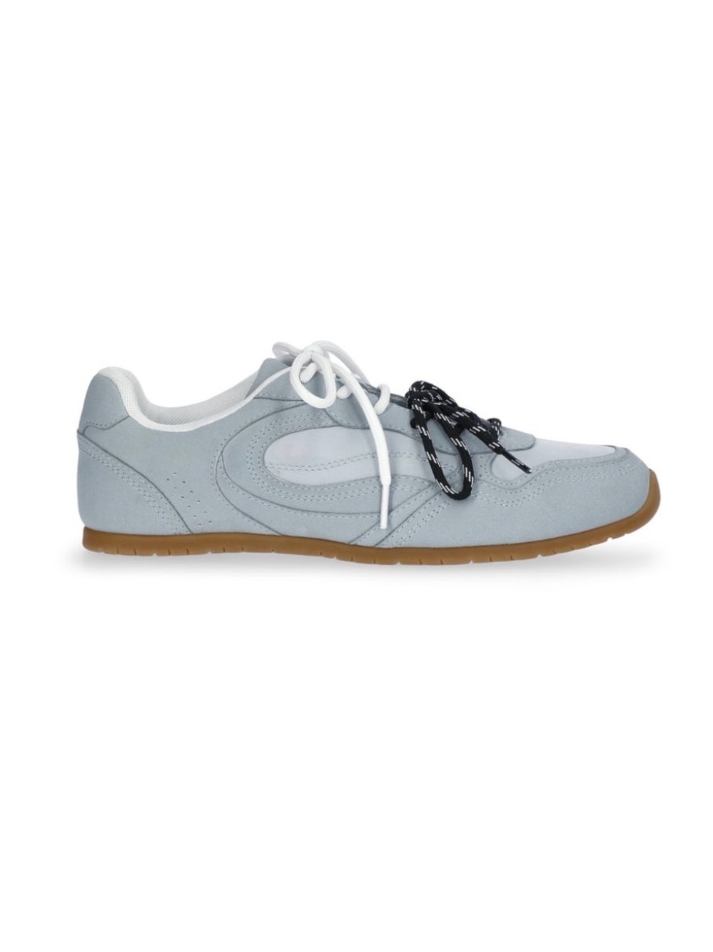 Time and Tru Women’s Double Lace Driving Sneakers Comfort Shoe Light Blue 7 NWT